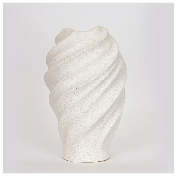Βάζο Κεραμικό Λευκό 17.5x17.5x28cm 752-20298 Estheti-752-20298-Λευκό 752-20298