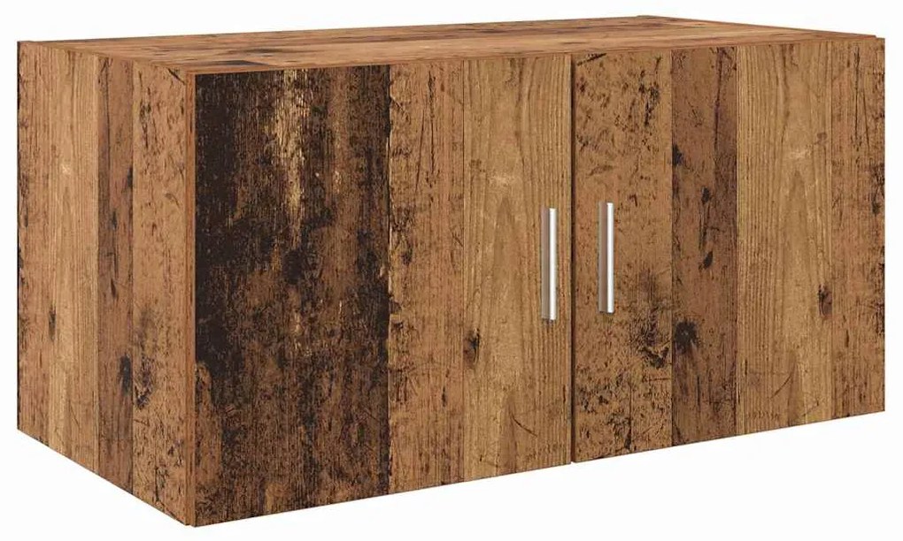 vidaXL Ντουλάπι αποθήκευσης Παλαιό ξύλο 80 x 42.5 x 225 εκ