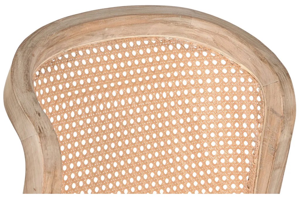 Καρέκλα Τραπεζαρίας DKD Home Decor Έλατο πολυεστέρας Ανοιχτό Γκρι (46 x 61 x 86 cm)