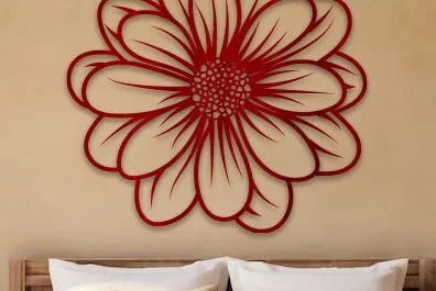 Intra απο ξύλο plywood 3mm-4mm πάχος – Sunflower Wall Art Δίασταση 40x30 cm INTRAFABR-99818053