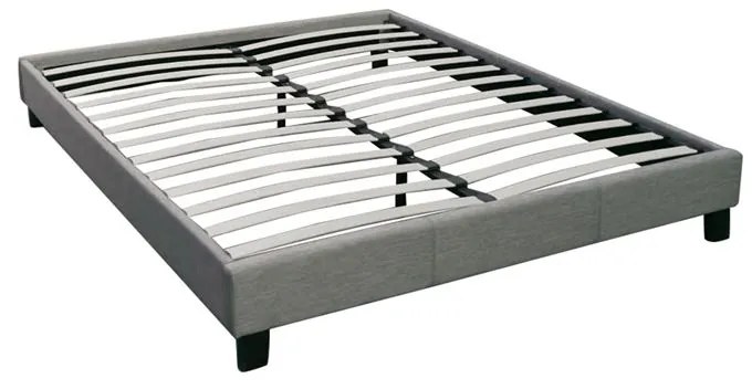 WOODWELL ΥΠΟΣΤΡΩΜΑ WILTON K/D Ύφασμα Γκρι 157x211x29 (Στρώμα 150x200)cm Ε2015,4LG