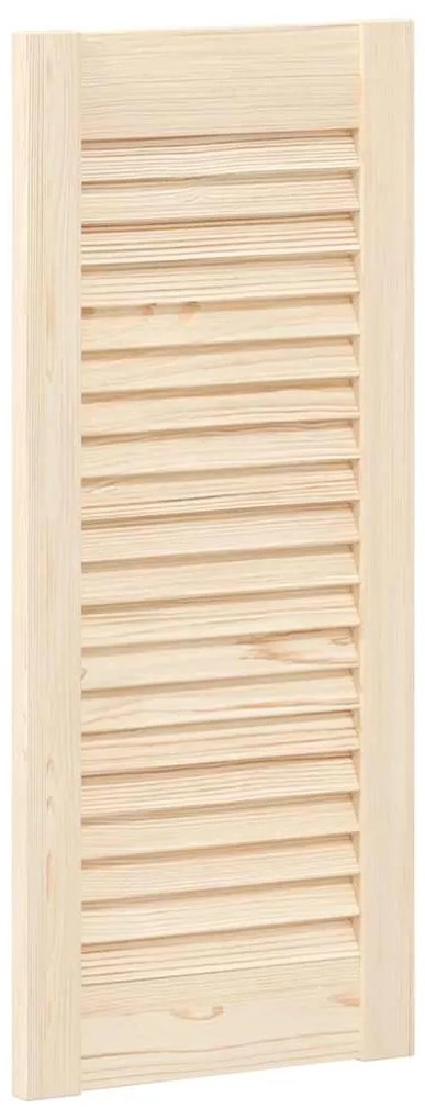 vidaXL Πορτάκια με Περσίδες 2 Τεμ. 69x29,5 εκ. από Μασίφ Ξύλο Πεύκου