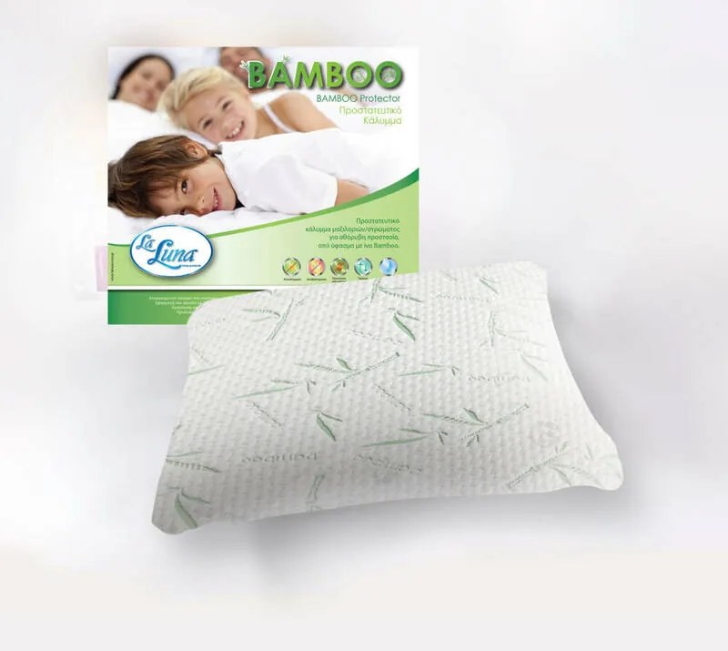 Σετ Προστατευτικές Μαξιλαροθήκες Bamboo (no waterproof) 2x(50×70) - La Luna