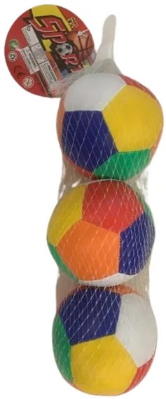 Σετ Μαλακά Μπαλάκια Παιχνιδιού No.3.5 3τεμ