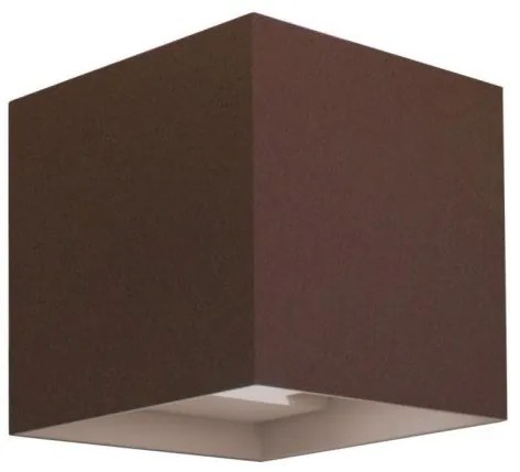 Απλίκα Φωτιστικό Τοίχου Led Marbella Squared H10 Φ10 Bot Lighting-MARBELLA10CQK-Καφέ MARBELLA10CQK