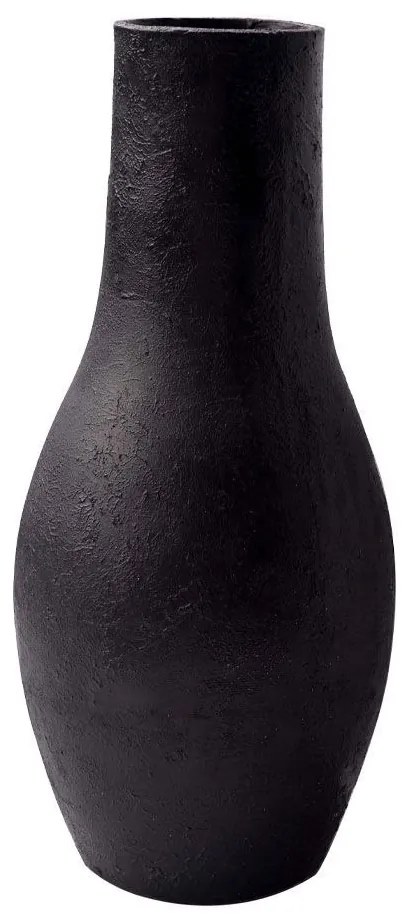 Βάζο Ambros 032334 32x32x70cm Black Μαγνήσιο