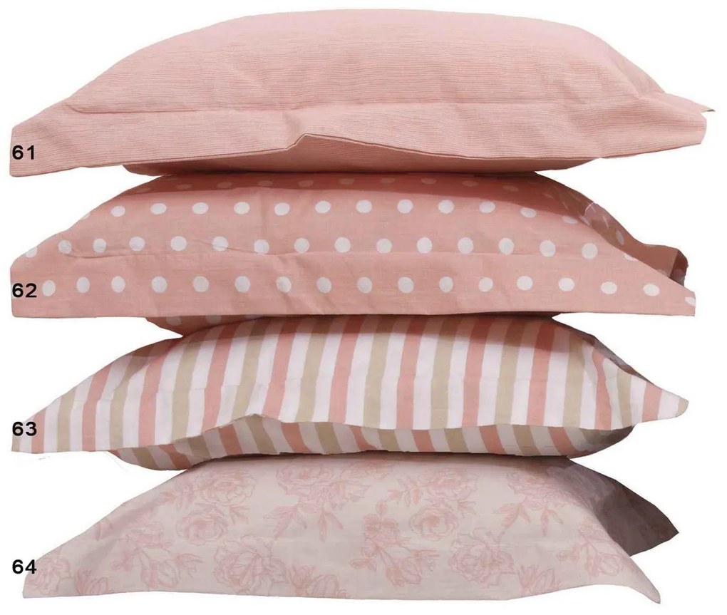 Βρεφικό Σεντόνι Baby Mix &amp; Match 61 Coral Anna Riska Λίκνου 80x100cm Χωρίς Λάστιχο 100% Cotton
