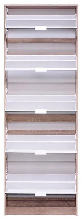 Παπουτσοθήκη Hugo 25 με Καθρέπτη Sonoma 67x28x191,5 εκ. 67x28x191.5 εκ.