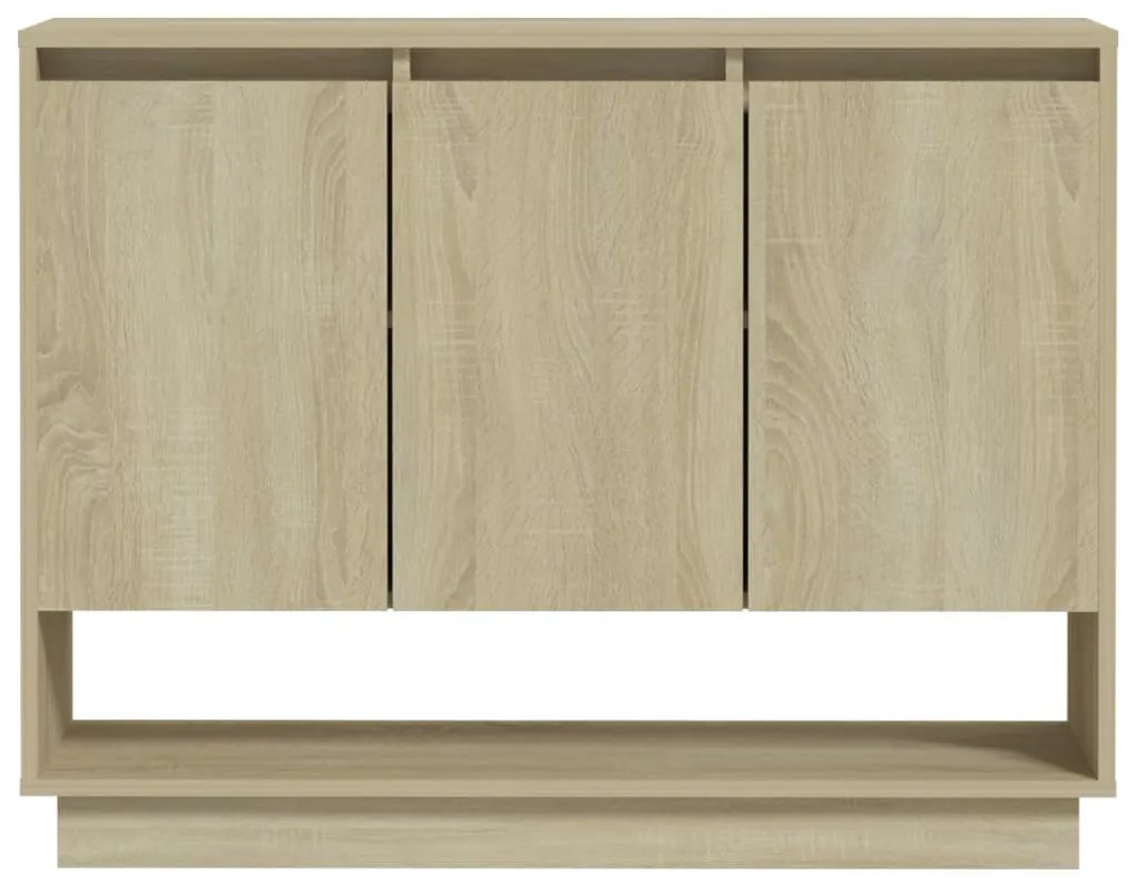 vidaXL Συρταριέρα Sonoma Δρυς 97x31x75 εκ. Επεξεργασμένο Ξύλο