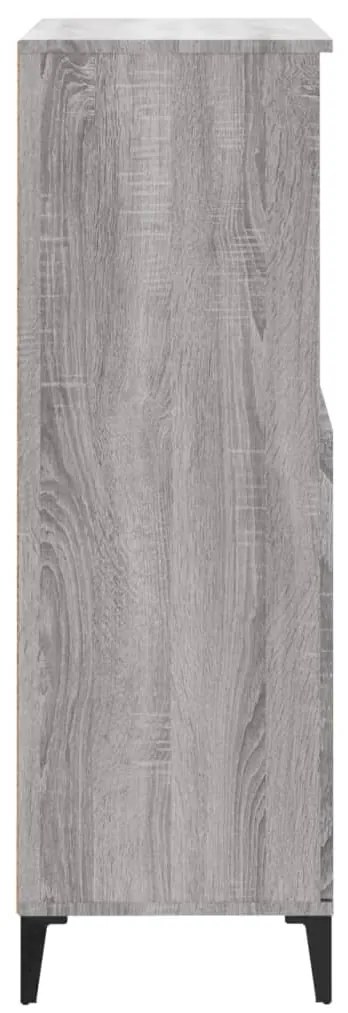vidaXL Ντουλάπι Γκρι Sonoma 60 x 36 x 110 εκ. από Επεξεργασμένο Ξύλο
