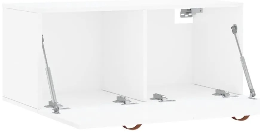 vidaXL Ντουλάπι Τοίχου Γυαλιστερό Λευκό 80x36,5x35 εκ. Επεξεργ. Ξύλο