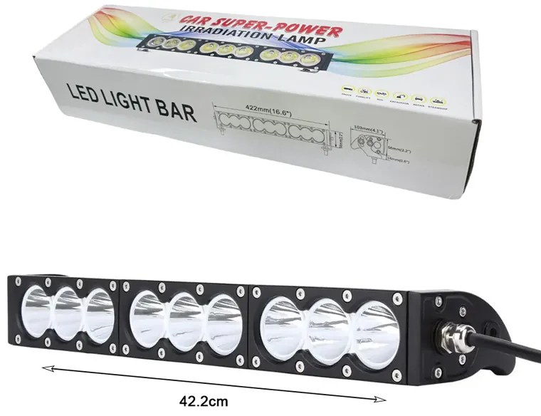 EJC LED προβολέας εργασίας 90W 6000Κ 9-60V IP67 - LED Working Light Bar