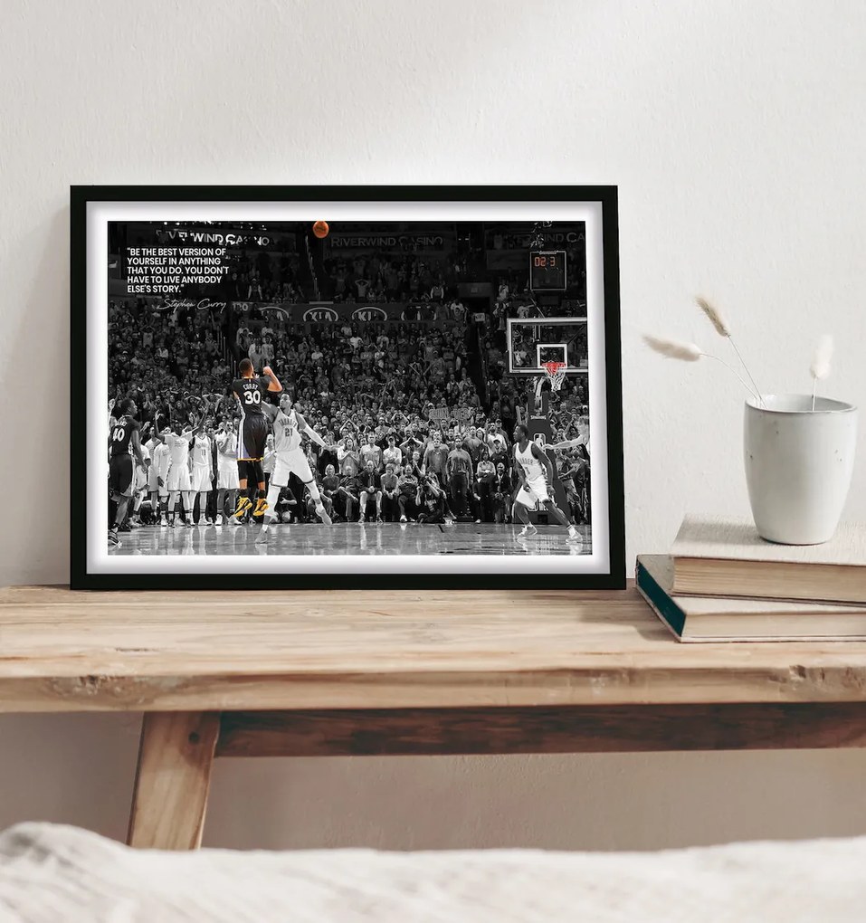 Πόστερ &amp; Κάδρο Stephen Curry Shot SNK201 30x40cm Εκτύπωση Πόστερ (χωρίς κάδρο)