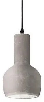 Φωτιστικό κρεμαστό OIL-3 SP1 τσιμεντένιο γκρι Φ14 Ideal Lux-110431-Γκρι 110431