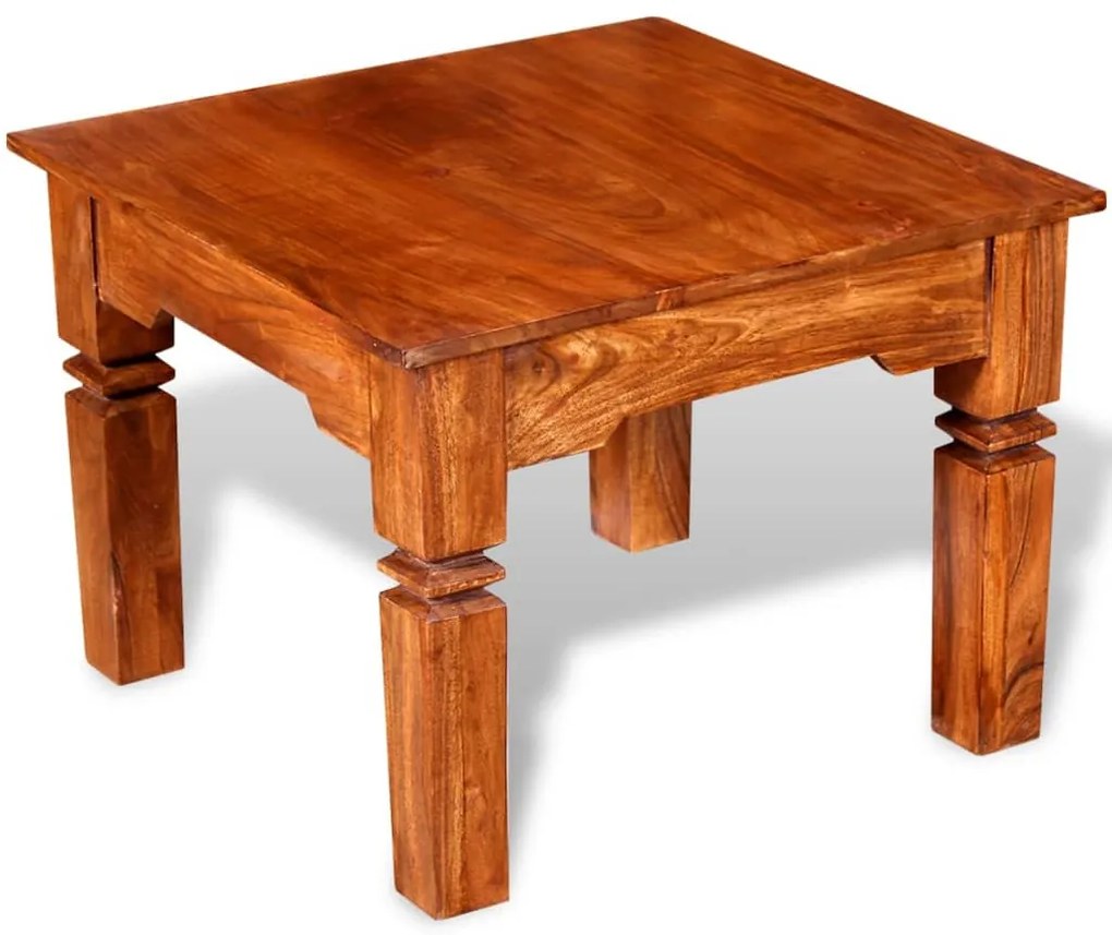 vidaXL Τραπεζάκι Σαλονιού 60x60x45 εκ. από Μασίφ Ξύλο