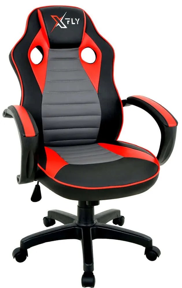 Καρέκλα Γραφείου Gaming XFly 928STX1105 66x65x121cm Black-Red