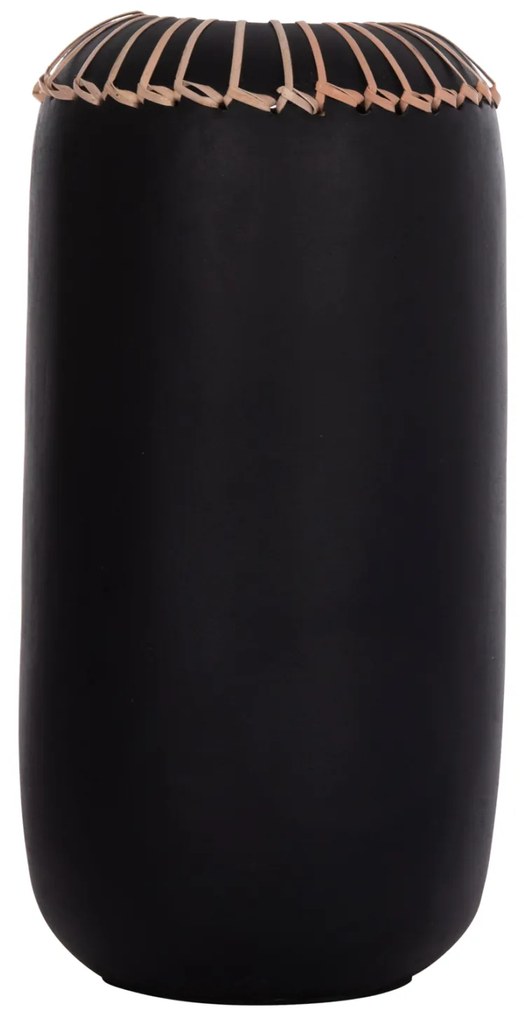 ΕΠΙΤΡΑΠΕΖΙΟ ΔΙΑΚΟΣΜΗΤΙΚΟ ΒΑΖΟ LENNOX HM4675.01S TΕΡΑΚΟΤΑ ΣΕ ΜΑΥΡΟ--Φ18x33Υεκ. (1 Τεμμάχια)