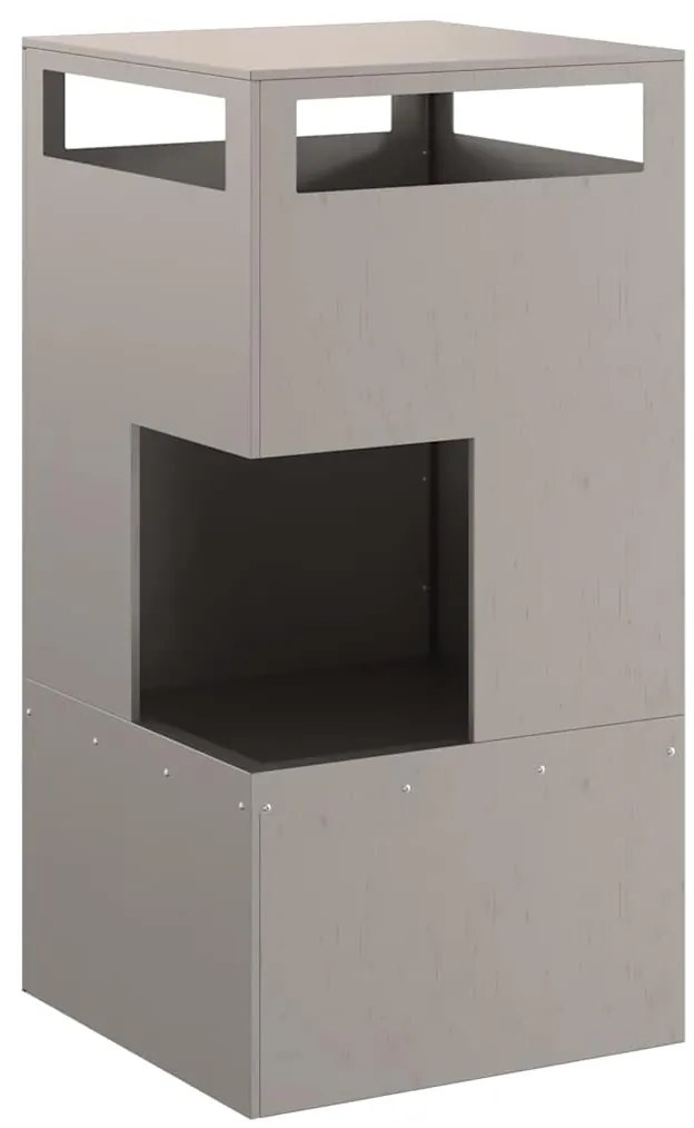 vidaXL Φωτιά Καφέ 50 x 50 x 100 cm Ατσάλι σκληρυθέν στον αέρα