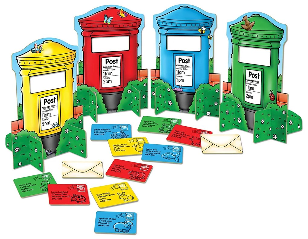 Dinosaur Post Box Game Orchard Toys