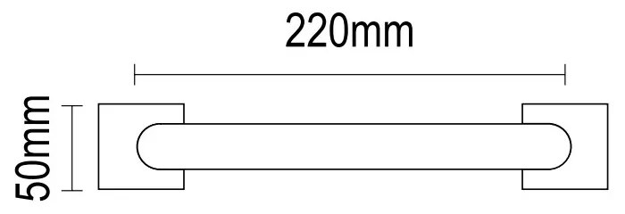 Λαβή Εξώθυρας Vio DP 04.880 ΝΙΚΕΛ ΜΑΤ-ΧΡΩΜΙΟ - 04.880.Ρ7