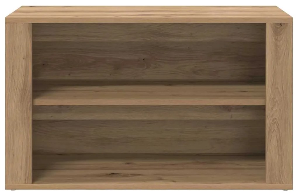 vidaXL Ράφι Παπουτσιών με ράφι artisan δρυς 75 x 35 x 45 εκ.