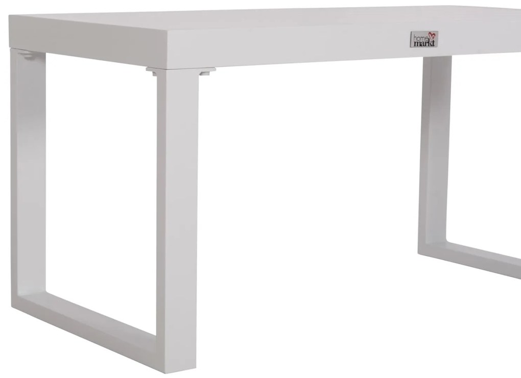 Τραπεζάκι Ξαπλώστρας SENTRY Αλουμίνιο Λευκό 87x43,5x45Υ εκ. 87x43.5x45 εκ.