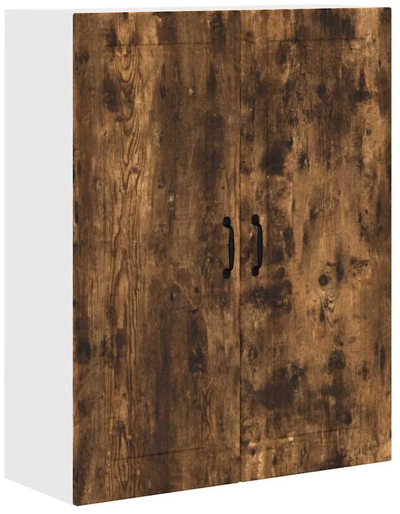 vidaXL Κρεμαστό ντουλάπι κουζίνας Καπνιστό Δρύς 80 x 31 x 100 εκ.