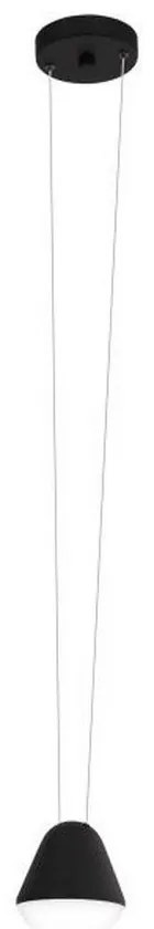 Φωτιστικό Οροφής Led Palbieta 99033 3000K Black Eglo Metal, Plastic