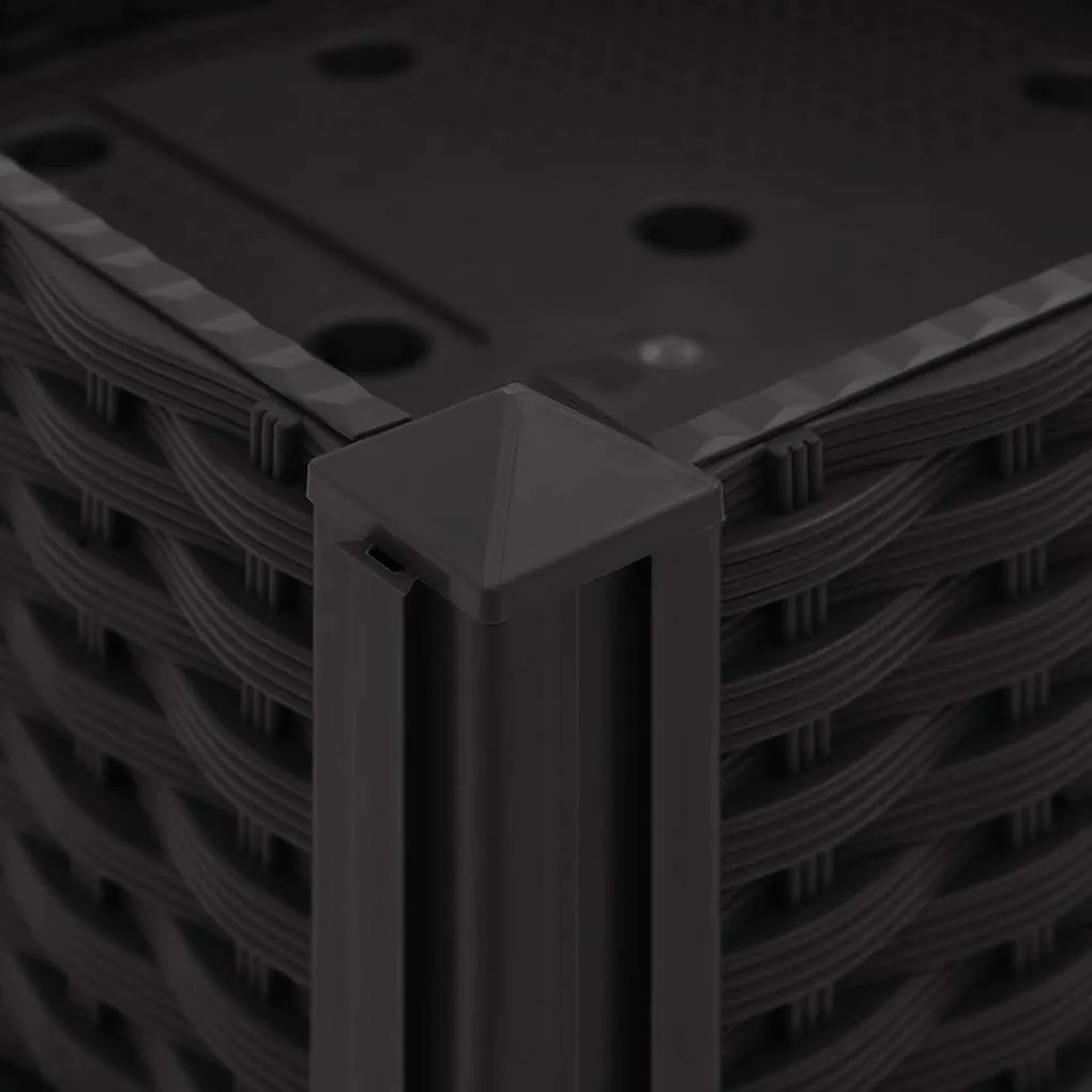 vidaXL Ζαρντινιέρα 80 x 40 x 23 εκ. από Πολυπροπυλένιο