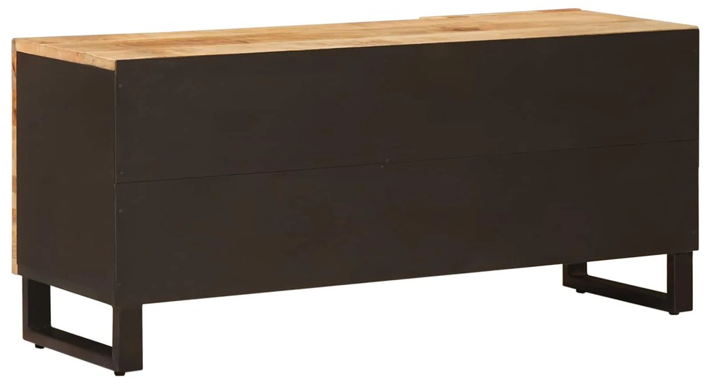 vidaXL Ντουλάπι TV Καφέ 105 x 33,5 x 46 εκ. Στερεό ξύλο μάνγκο