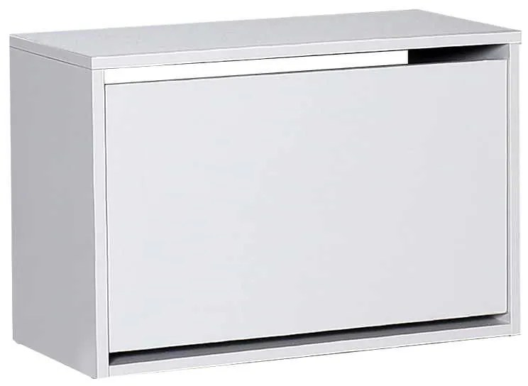 Παπουτσοθήκη Step Megapap 6 ζευγών σε χρώμα λευκό 60x30x42εκ.