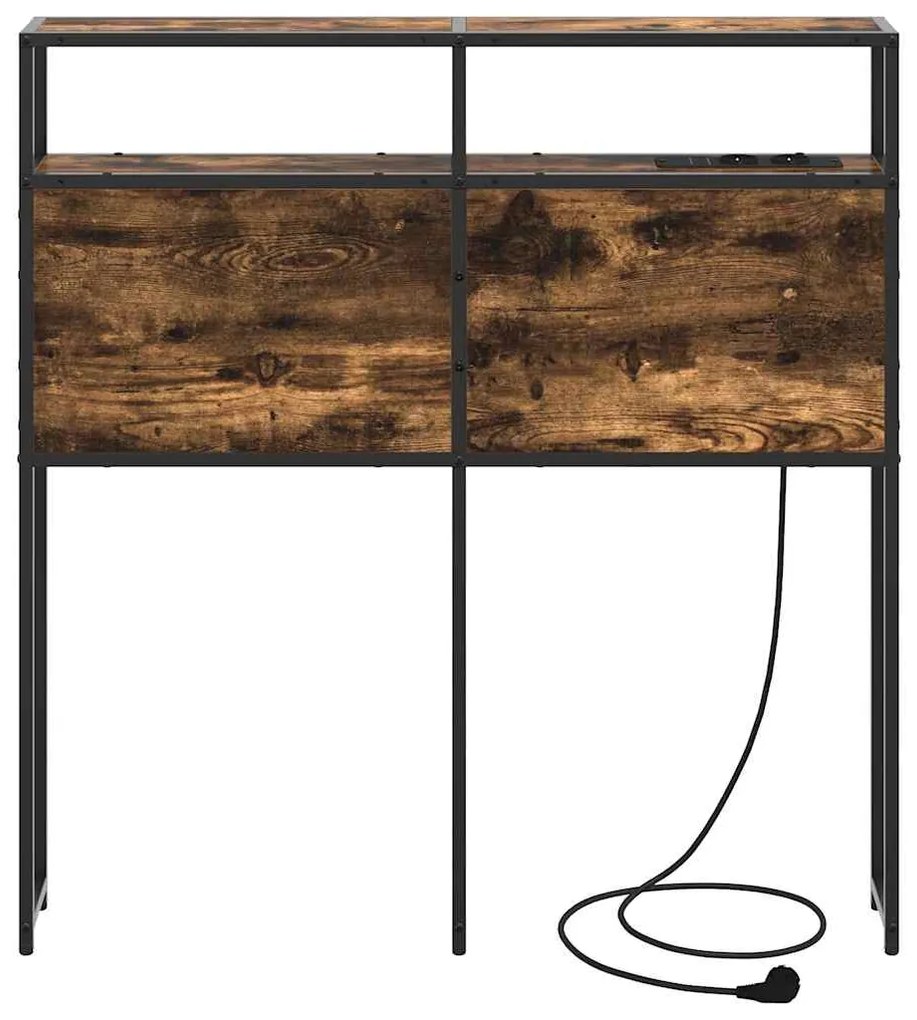 vidaXL Κεφαλάρι Αποθήκης Καπνιστή δρυς 100 cm Επεξεργασμένο ξύλο