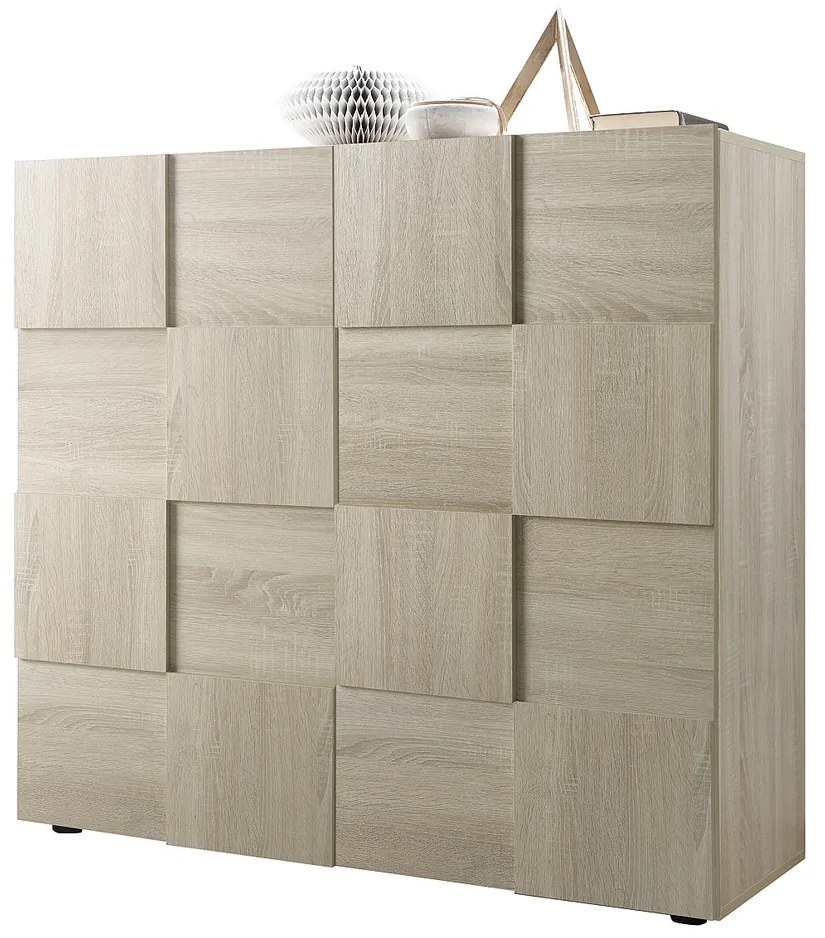 Έπιπλο Τηλεόρασης Ανθρακί Οξειδωμένο 121x43x57