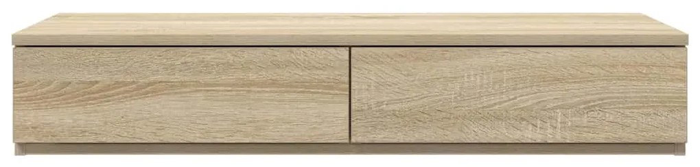 vidaXL Συρτάρια κρεβατιού με συρτάρι Sonoma Δρυς 100 x 36.5 x 16.5 εκ