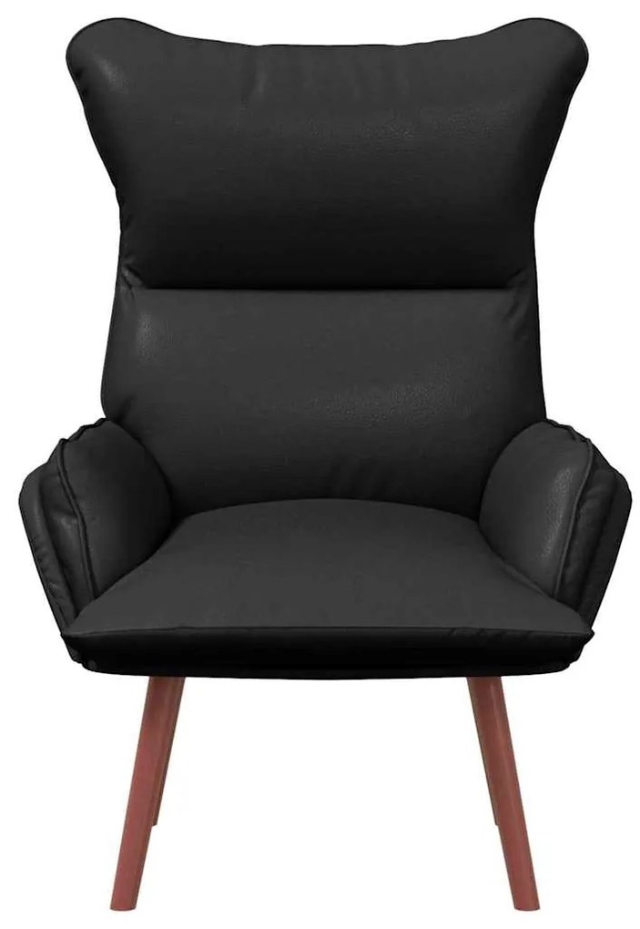 vidaXL Χαλαρωτική Πολυθρόνα Μαύρο 69 x 74 x 93 εκ. Τεχνητό δέρμα