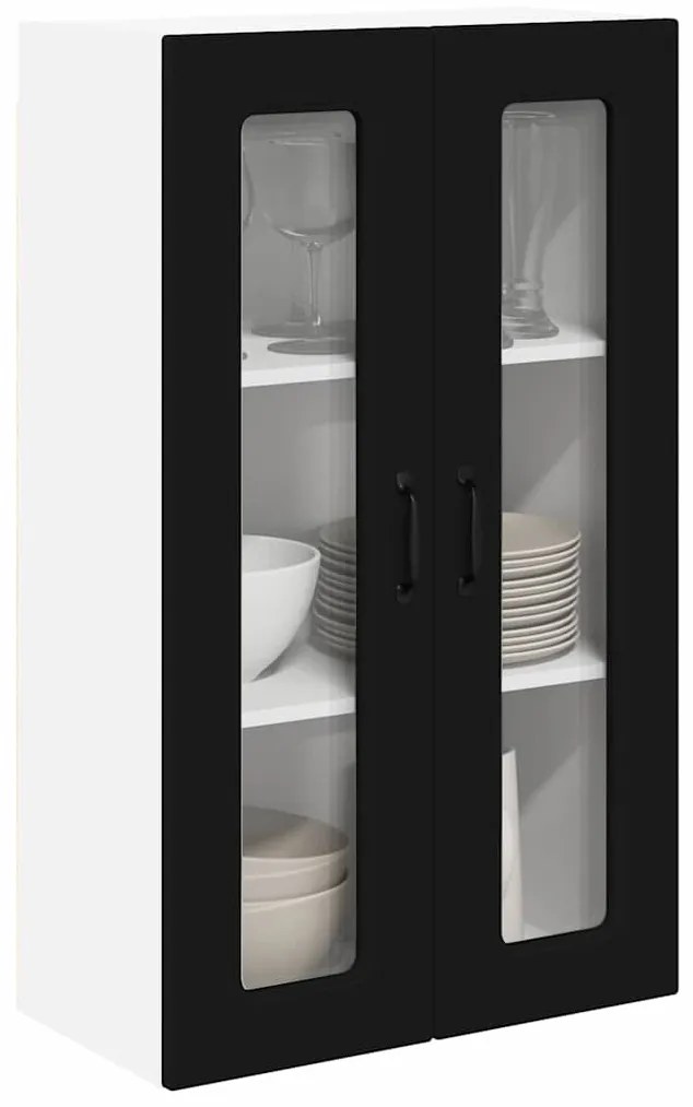 vidaXL Ντουλάπα Κουζίνας με αποθήκευση Kalmar Μαύρο 60 x 31 x 100 εκ.