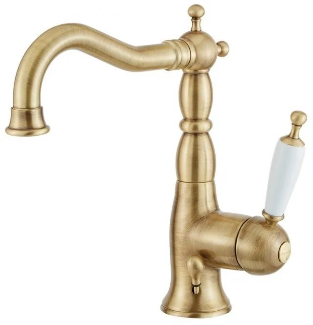 Bugnatese Oxford 6313 Bronze/Λευκό Μπαταρία Νιπτήρος Με Aυτόματη Bαλβίδα