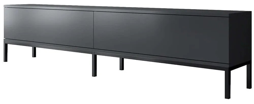 Έπιπλο Τηλεόρασης Lord 618BLY1195 180x30x47cm Anthracite-Black