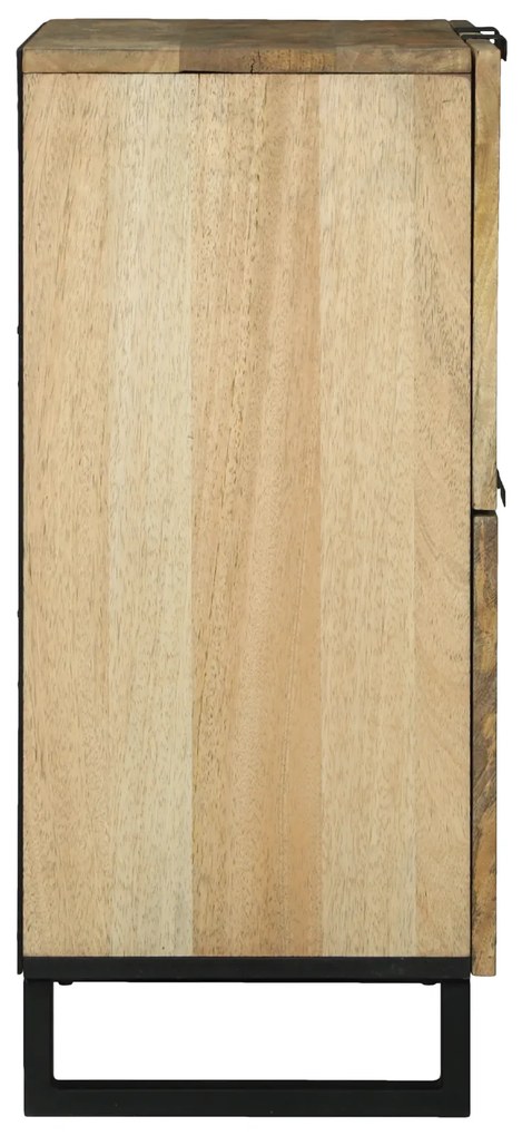 vidaXL Μπουφές 60 x 33.5 x 75 εκ - Φτιαγμένος από Μασίφ Ξύλο Μάνγκο και Μηχανισμένο Ξύλο