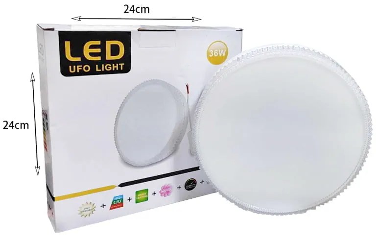 UFO LED φώτα οροφής λευκό φως 6500K 36W - LED UFO Light