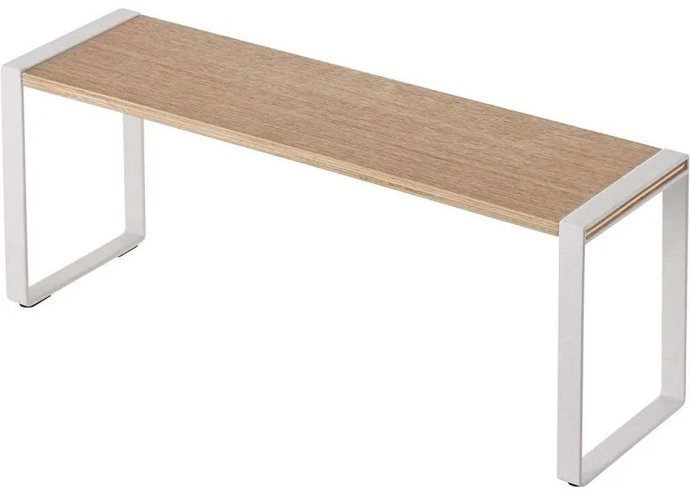 Βάση Οργάνωσης Κουζίνας LBTYMZK3155 40x12x15,5cm White-Natural Yamazaki Steel,Wood