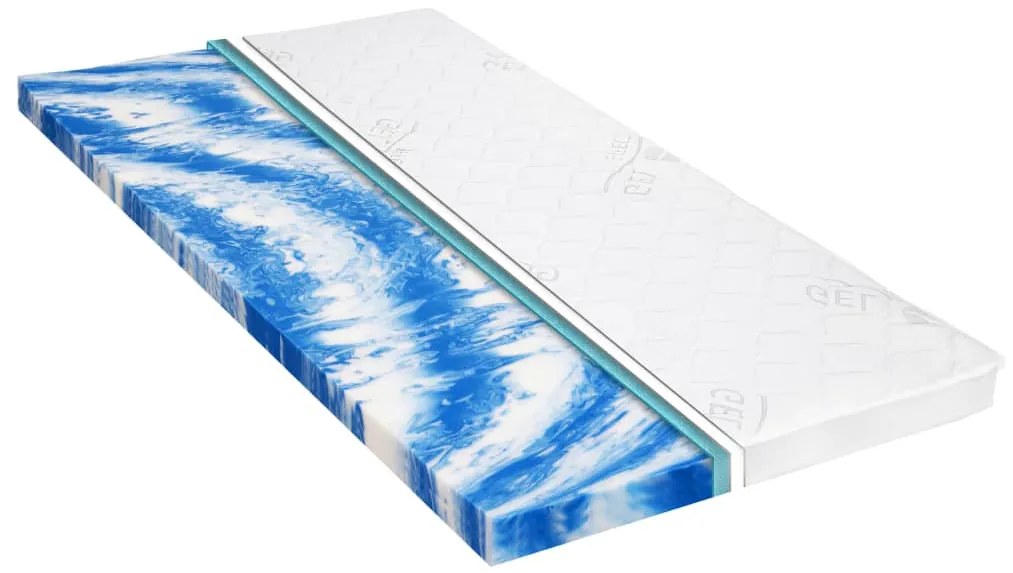 vidaXL Ανώστρωμα 120 x 200 εκ. / 7 εκ. από Αφρώδες Τζελ