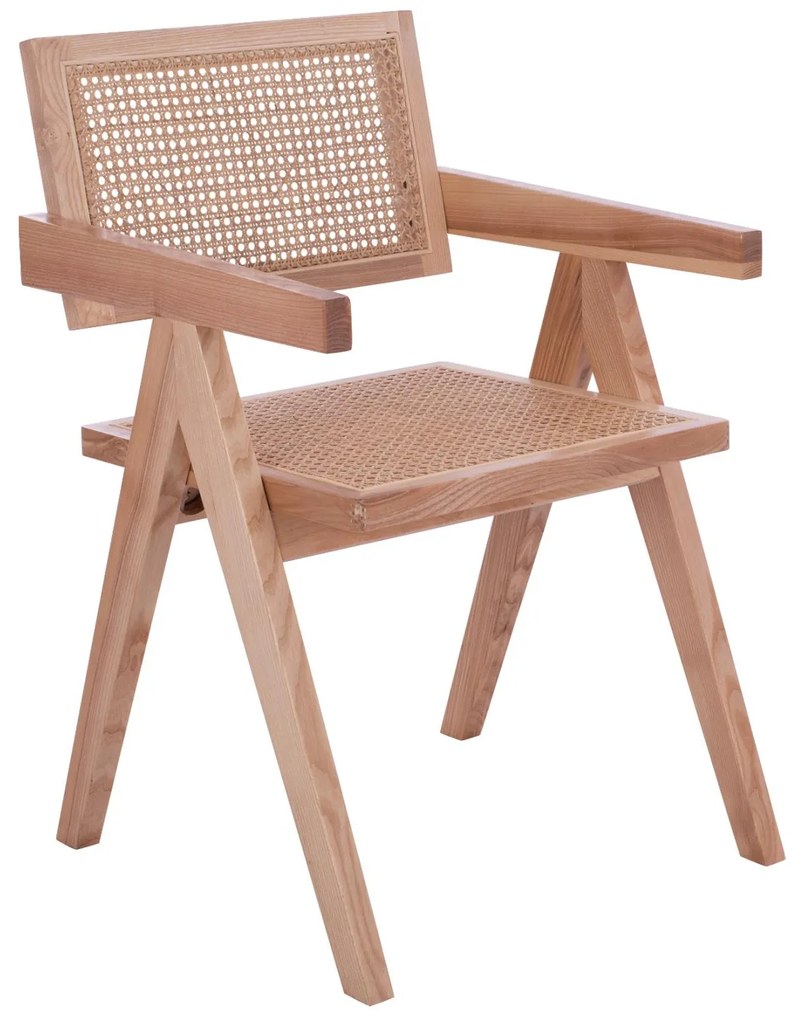 Καρέκλα BLAIRE Ξύλινη με Μπράτσα 52x50x80Υεκ. 52x50x80 εκ.