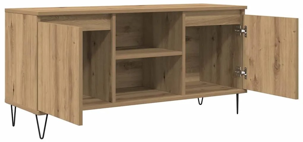 vidaXL Ντουλάπι TV Artisan Oak 104 x 35 x 50 εκ. Επεξεργασμένο ξύλο