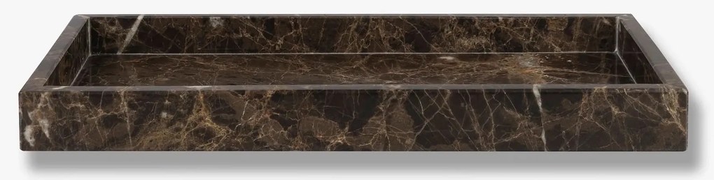 Διακοσμητικός Δίσκος Καφέ Μάρμαρο B16 x B31 x H3 cm METTE DITMER