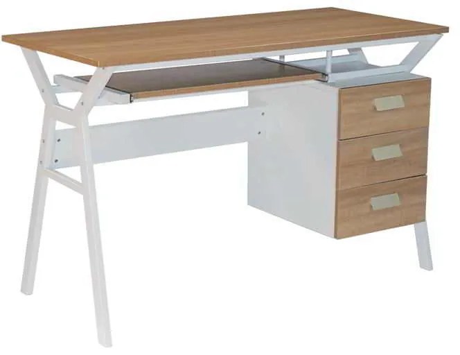 Γραφείο UNIT Η/Υ 120x54cm Άσπρο/Sonoma