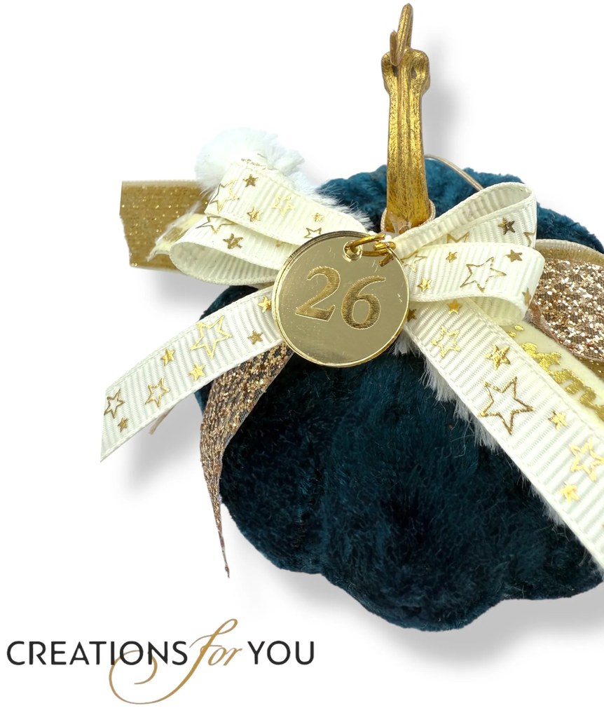 Κολοκύθα Σμαραγδί Μπλε βελούδινη μεσαία - Ασημί