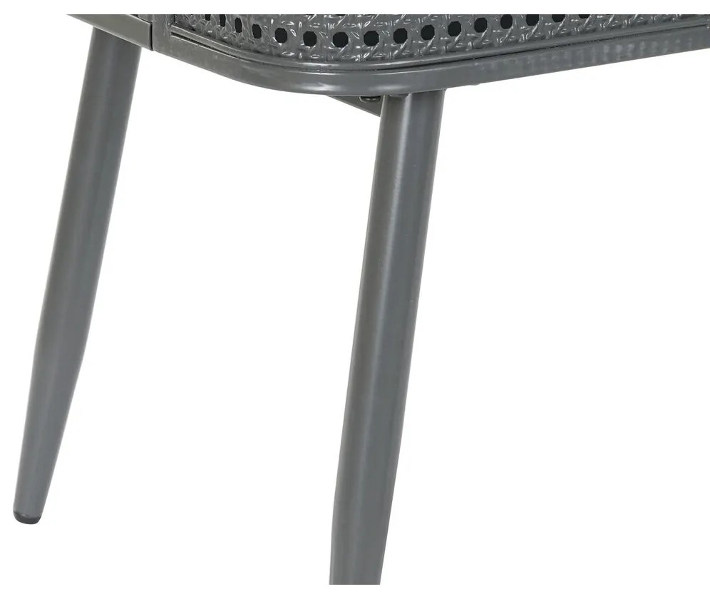 Ράφια DKD Home Decor Φυσικό Γκρι Μέταλλο Ξύλο 2 Ράφια (79 x 39 x 133 cm)