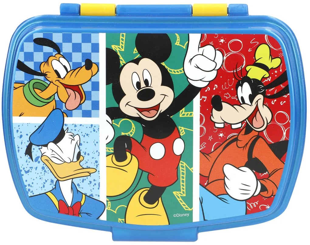 Τσάντα Γεύματος με Αξεσουάρ Mickey Mouse Πλαστική ύλη 380 ml 17 x 5,5 x 13,5 cm (x6)