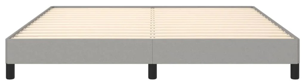 vidaXL Σκελετός Κρεβατιού Χωρίς Στρώμα Αν. Γκρι 180x200 εκ.Υφασμάτινο